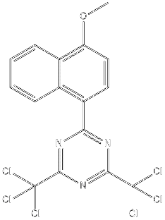 2-(4-METHOXY-1-NAPHTHYL)-4,6-BIS(TRICHLOROMETHYL)-1,3,5-TRIAZINE